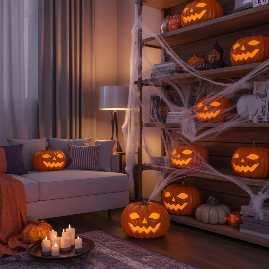 halloween living room