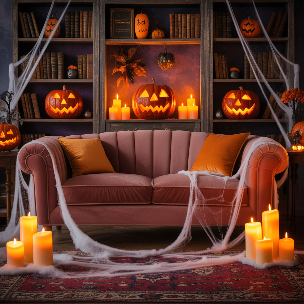 halloween living room