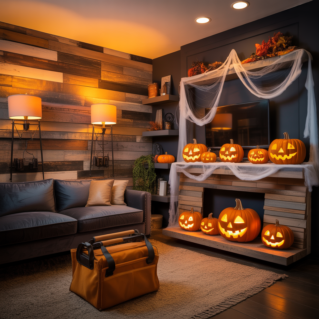 halloween living room