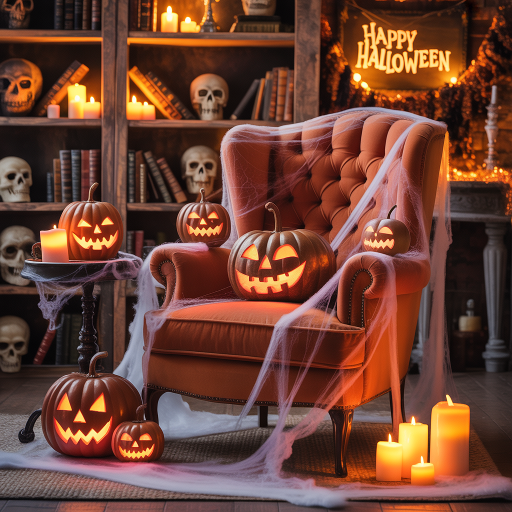 halloween living room