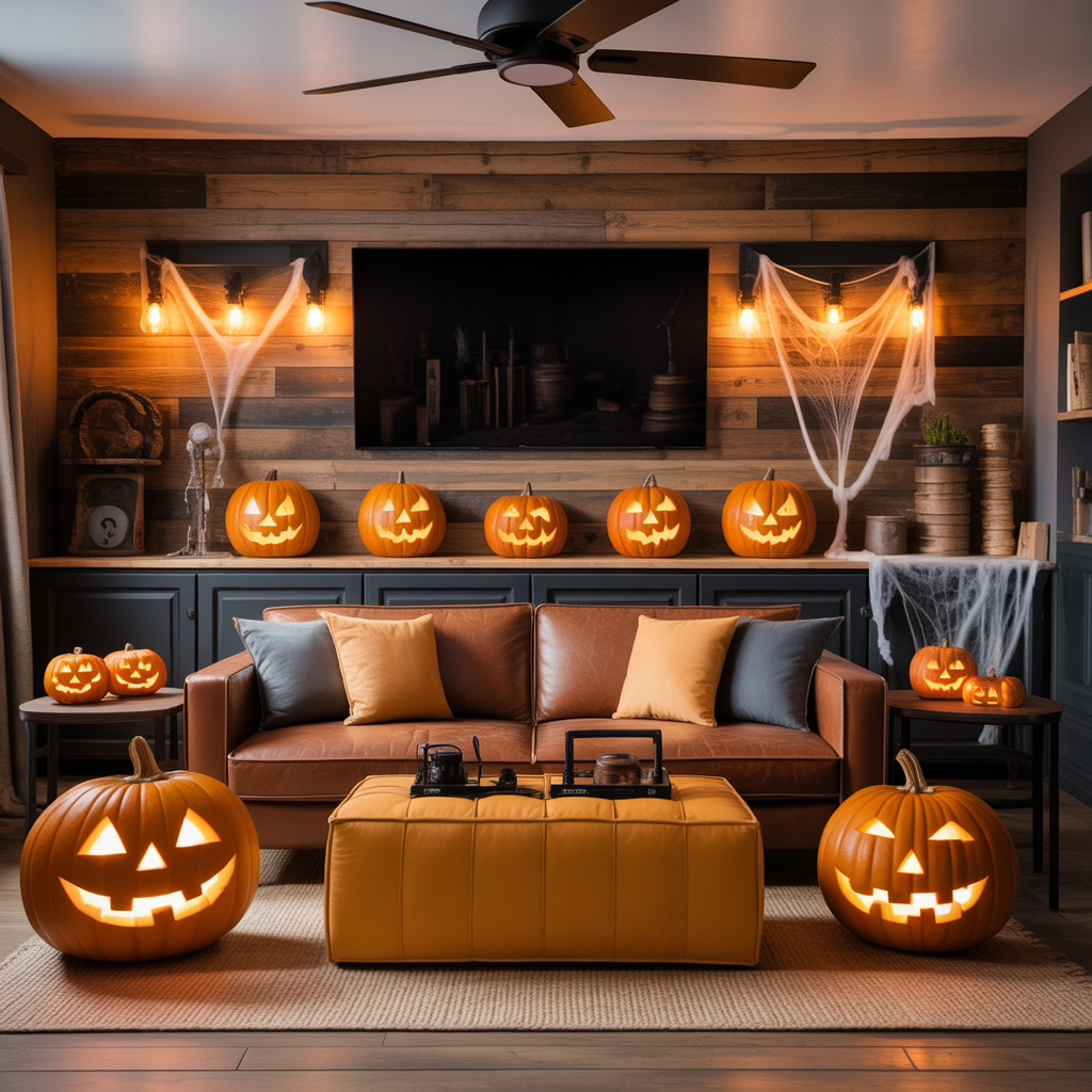 halloween living room
