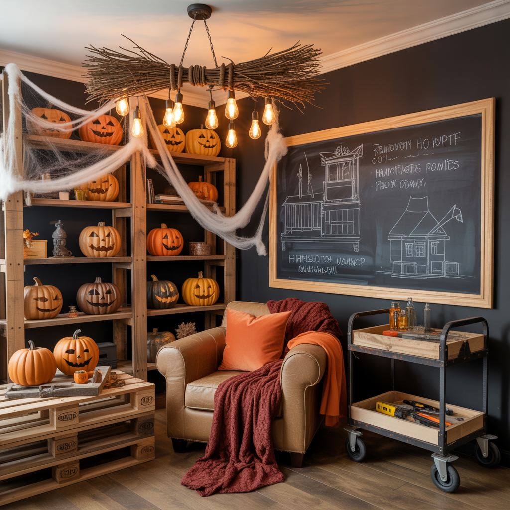 halloween living room