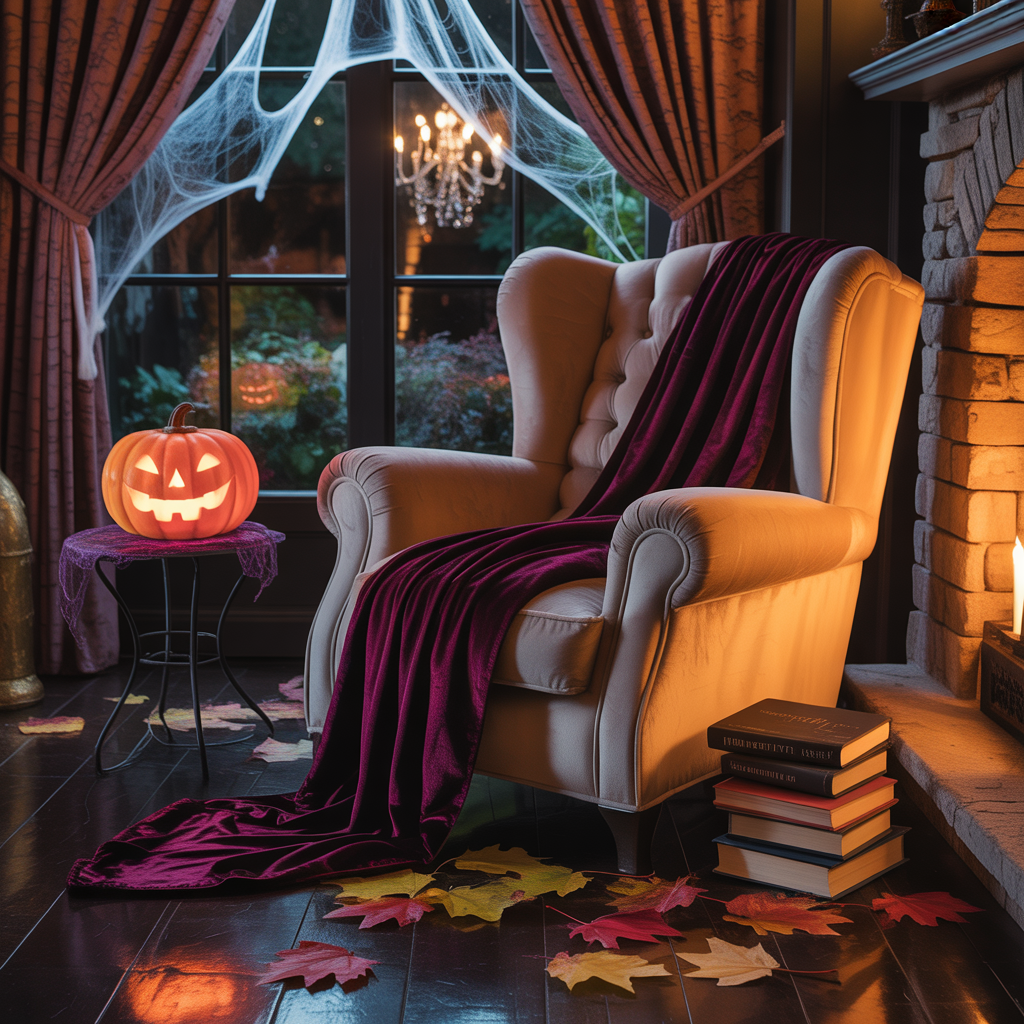 halloween living room decor
