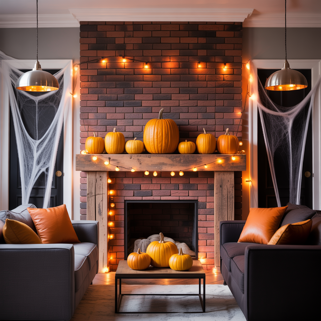 halloween living room decor