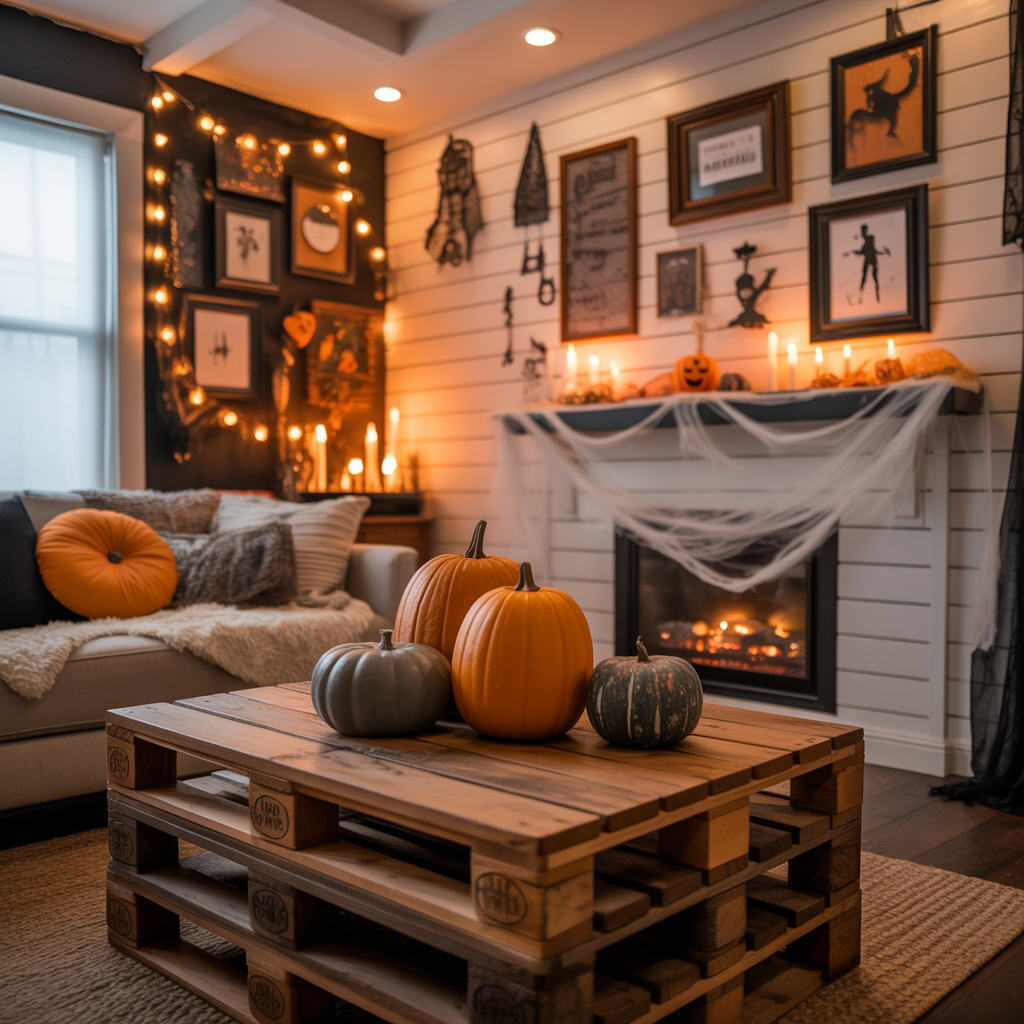 halloween living room decor