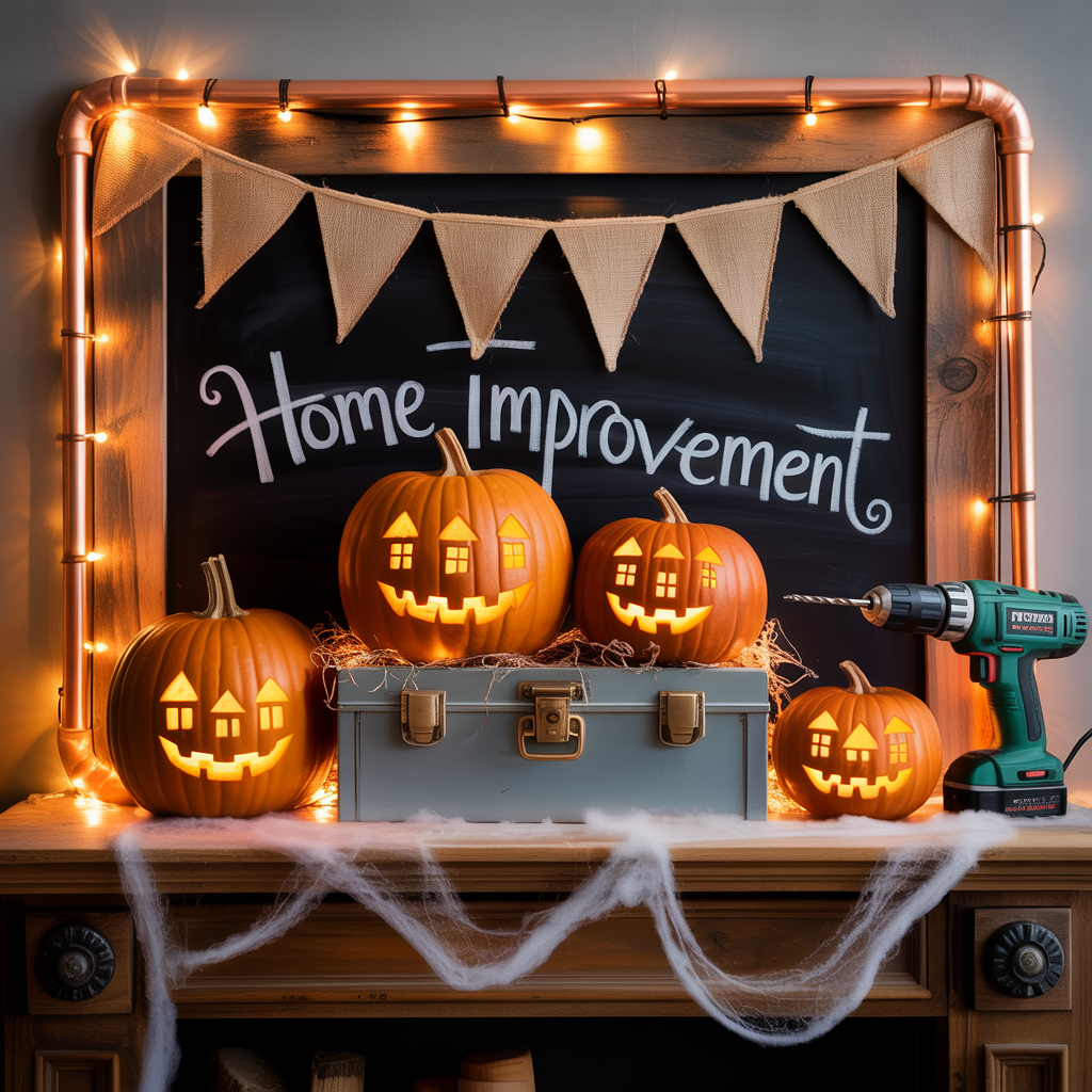 halloween mantle