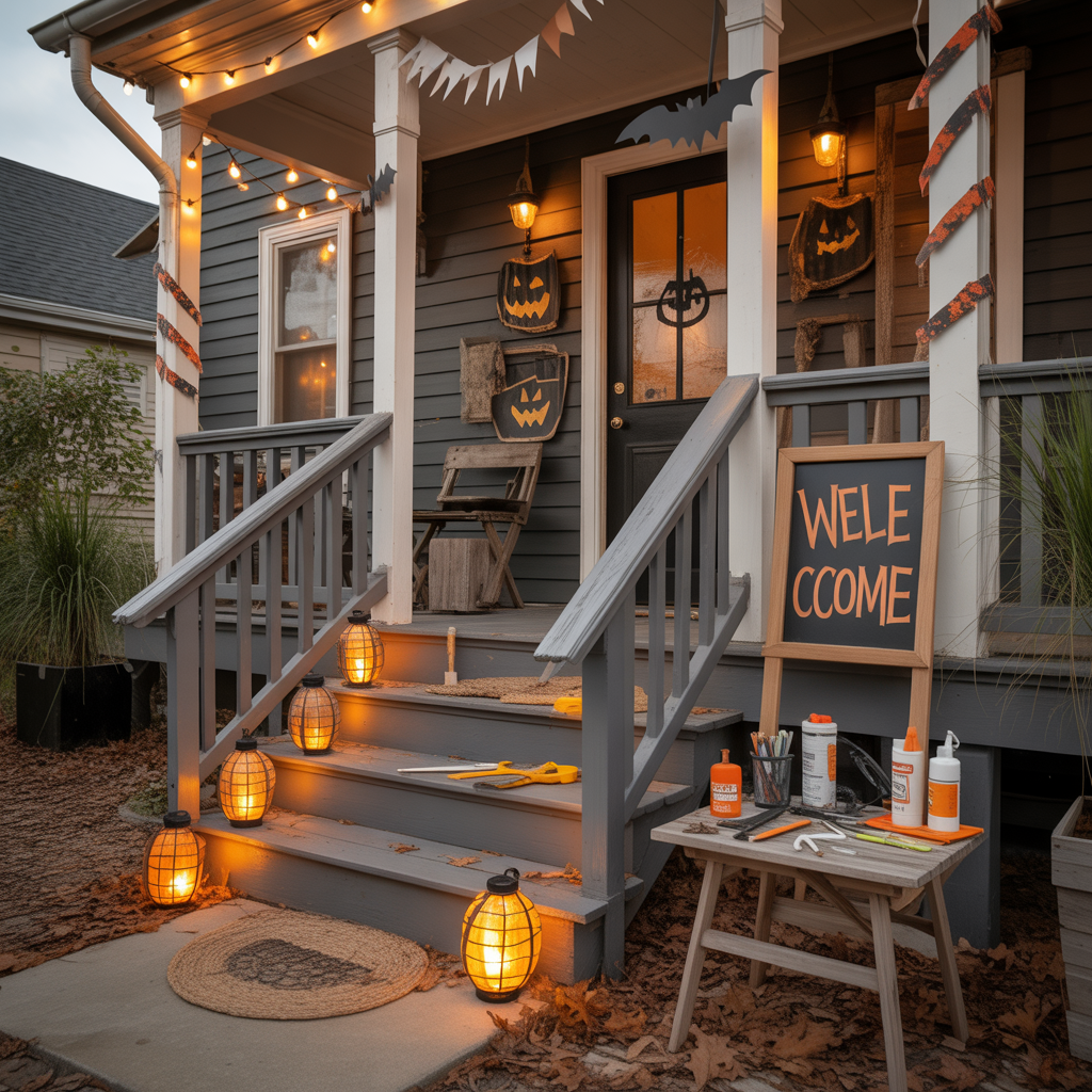 halloween porch ideas