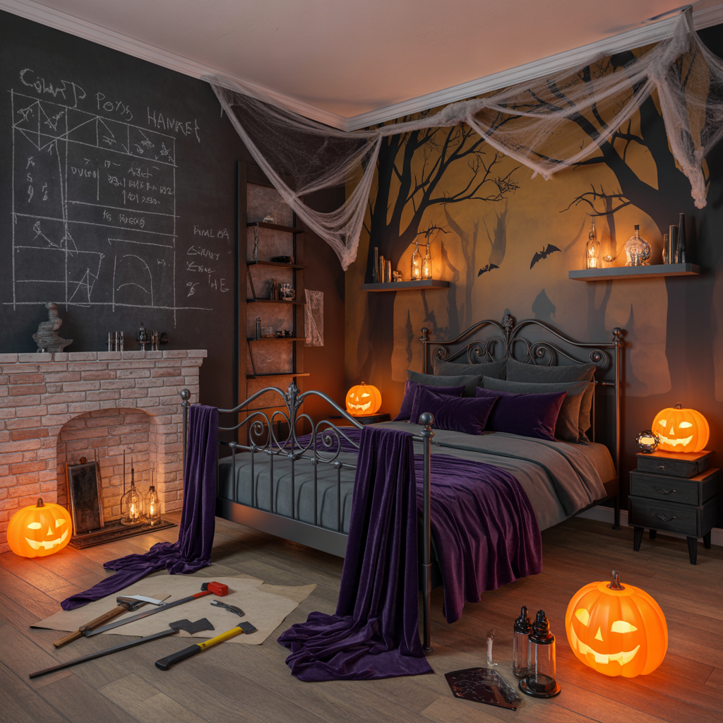 halloween room ideas bedrooms