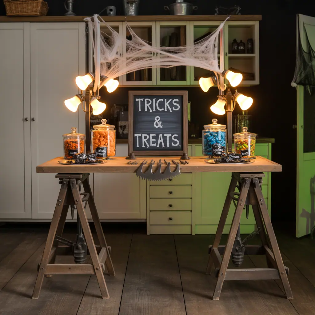 halloween scary candy table ideas