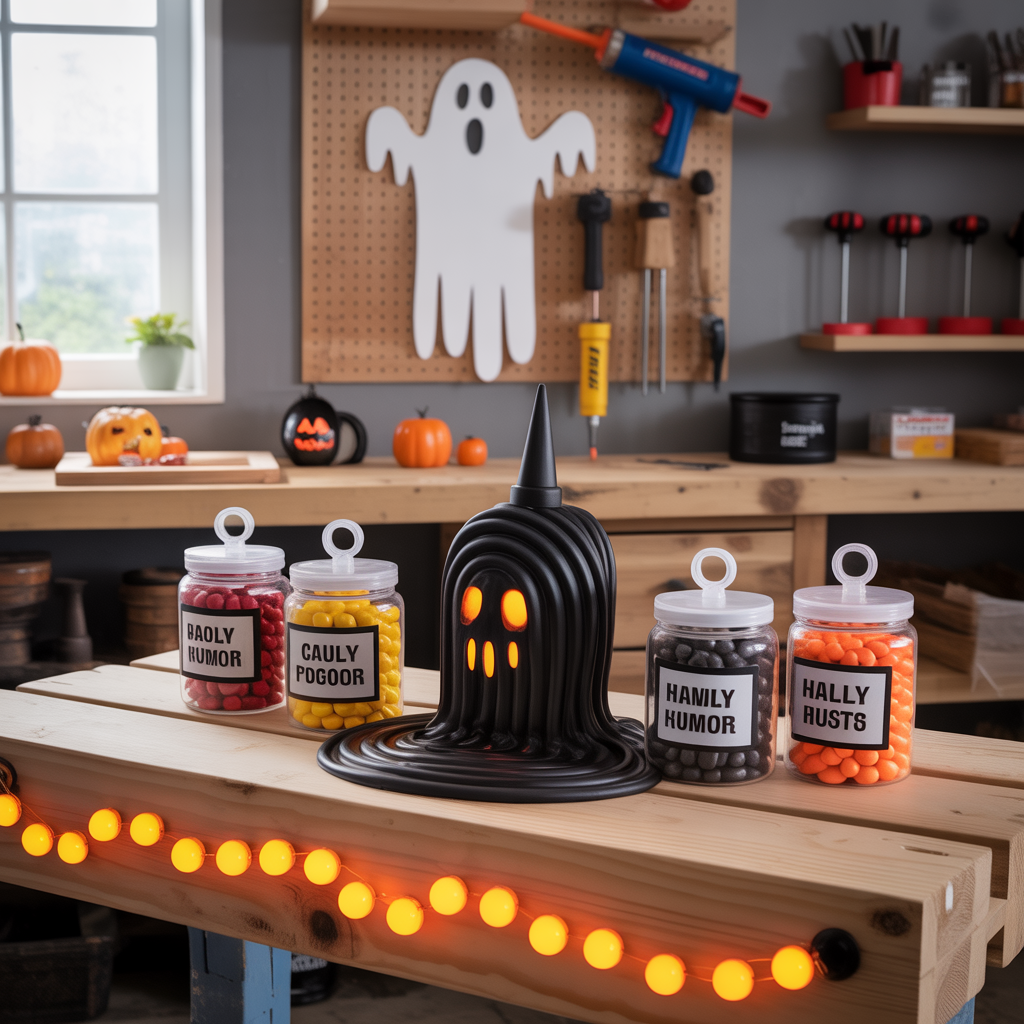 halloween scary candy table ideas