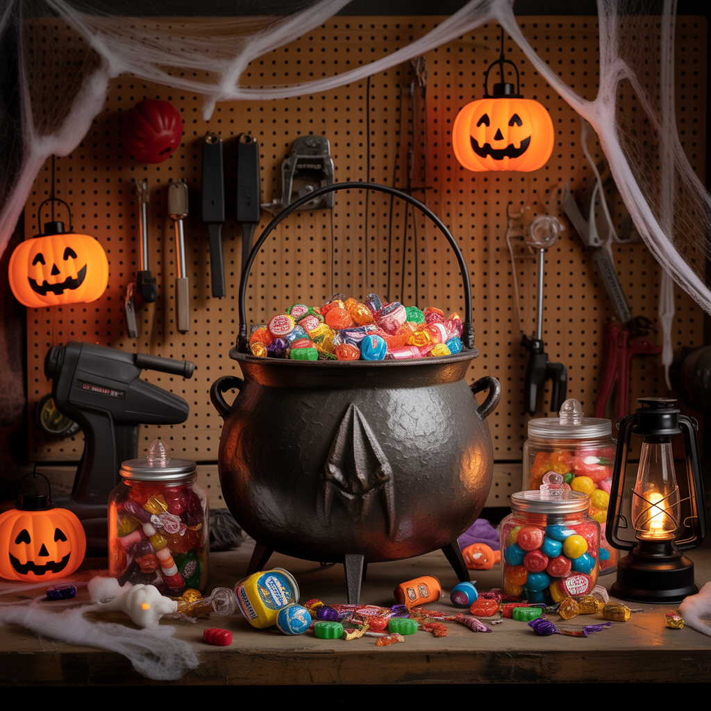 halloween scary candy table ideas