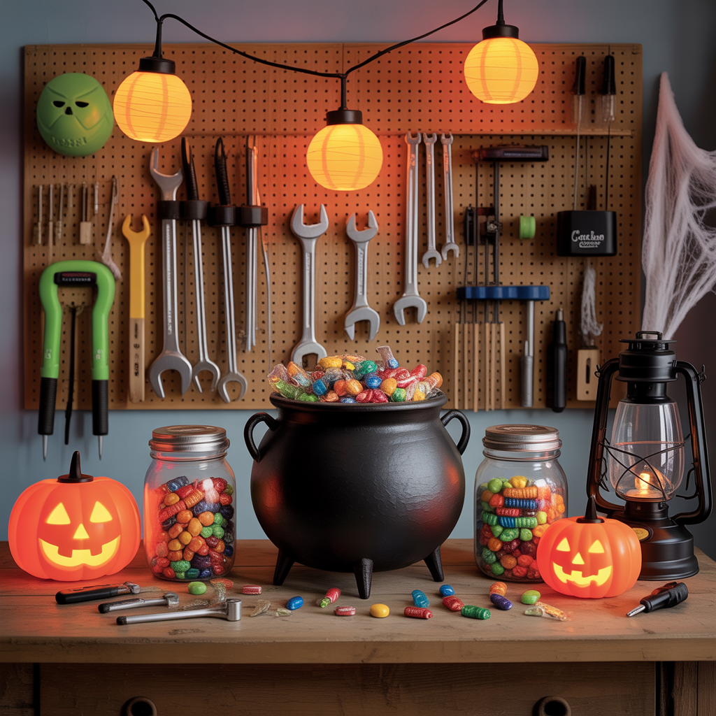 halloween scary candy table ideas