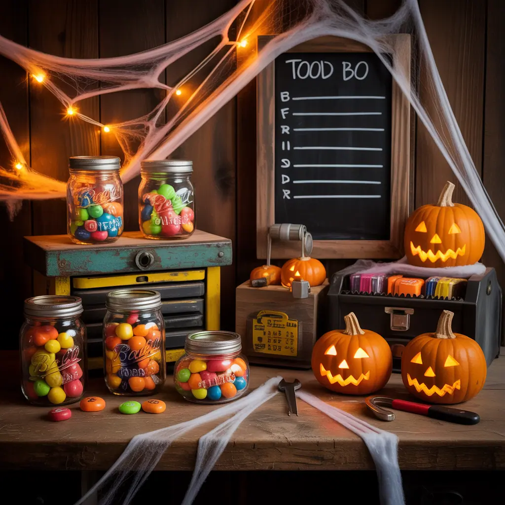 halloween scary candy table ideas