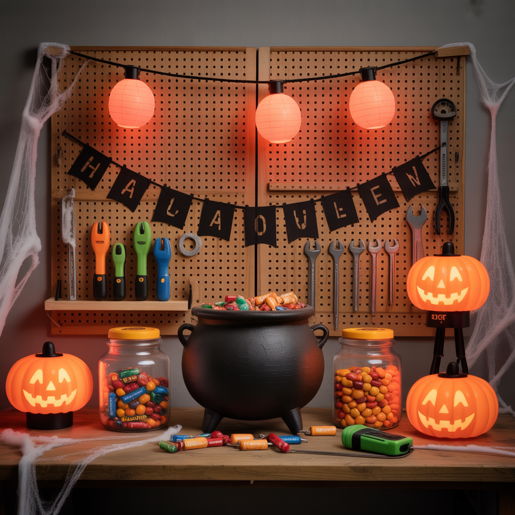 halloween scary candy table ideas
