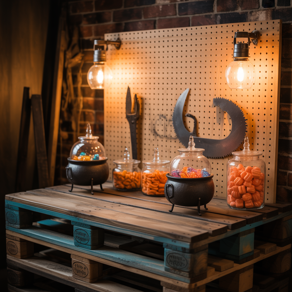 halloween scary candy table ideas