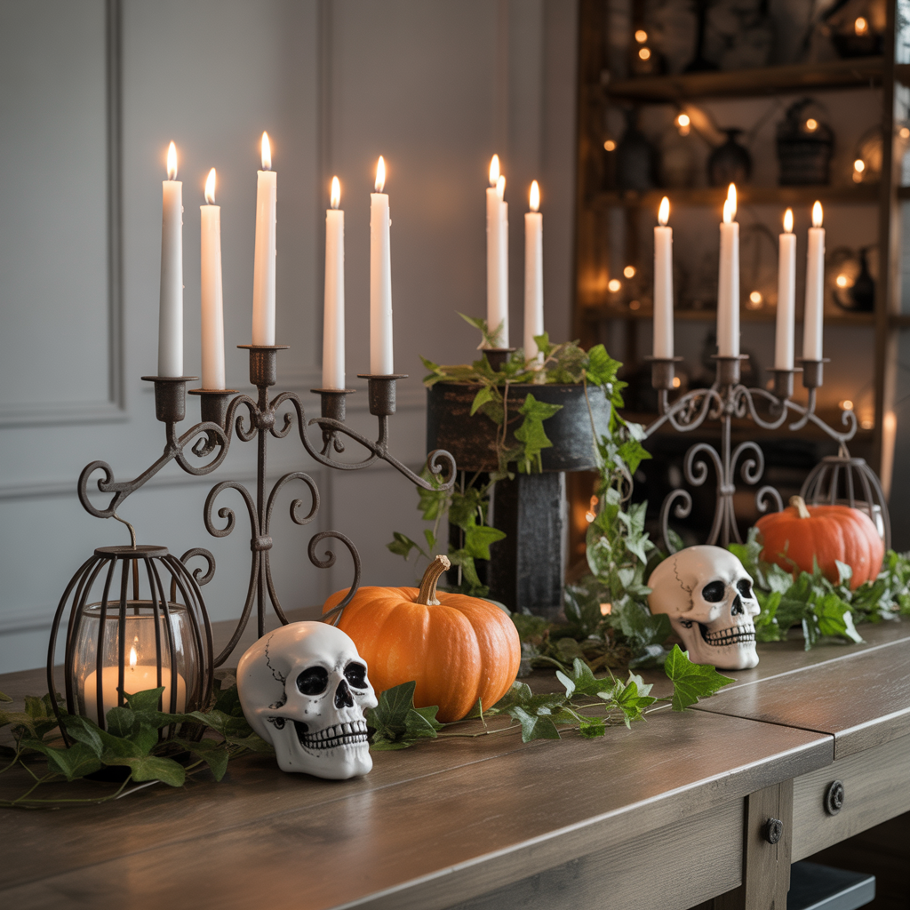 halloween tablescape