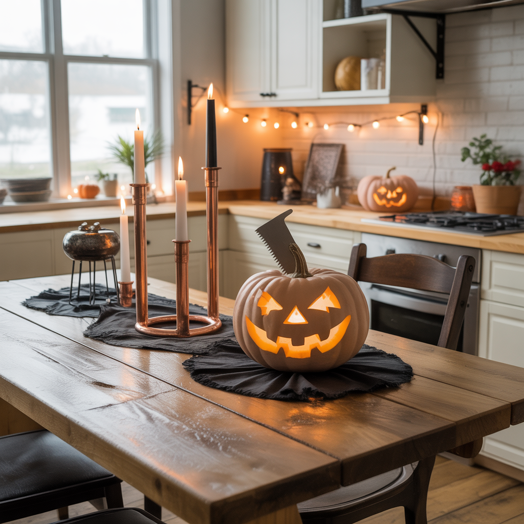 halloween tablescape