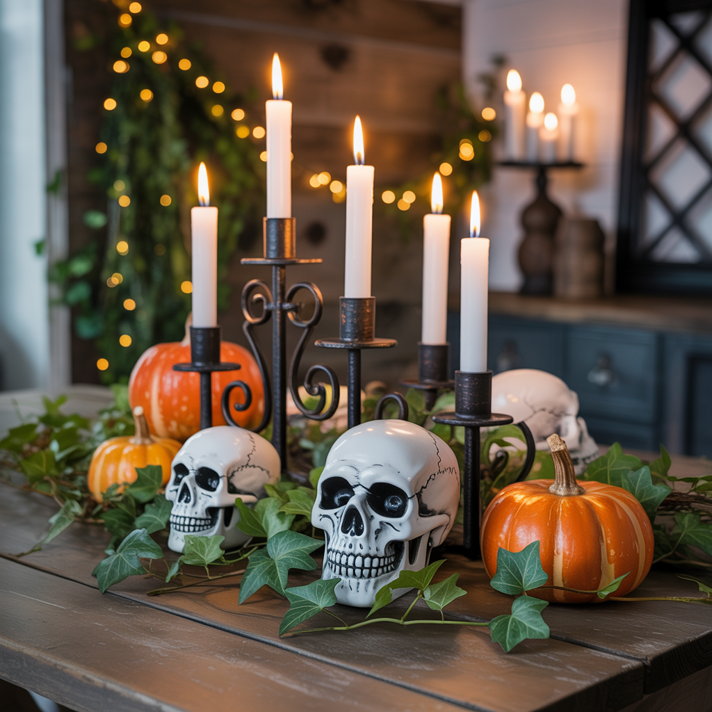 halloween tablescape