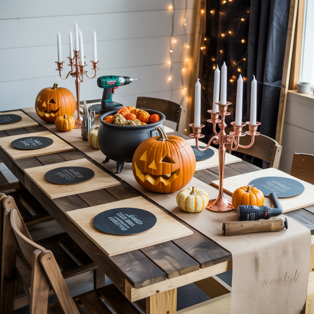 halloween tablescape