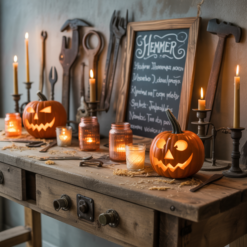 halloween tablescape