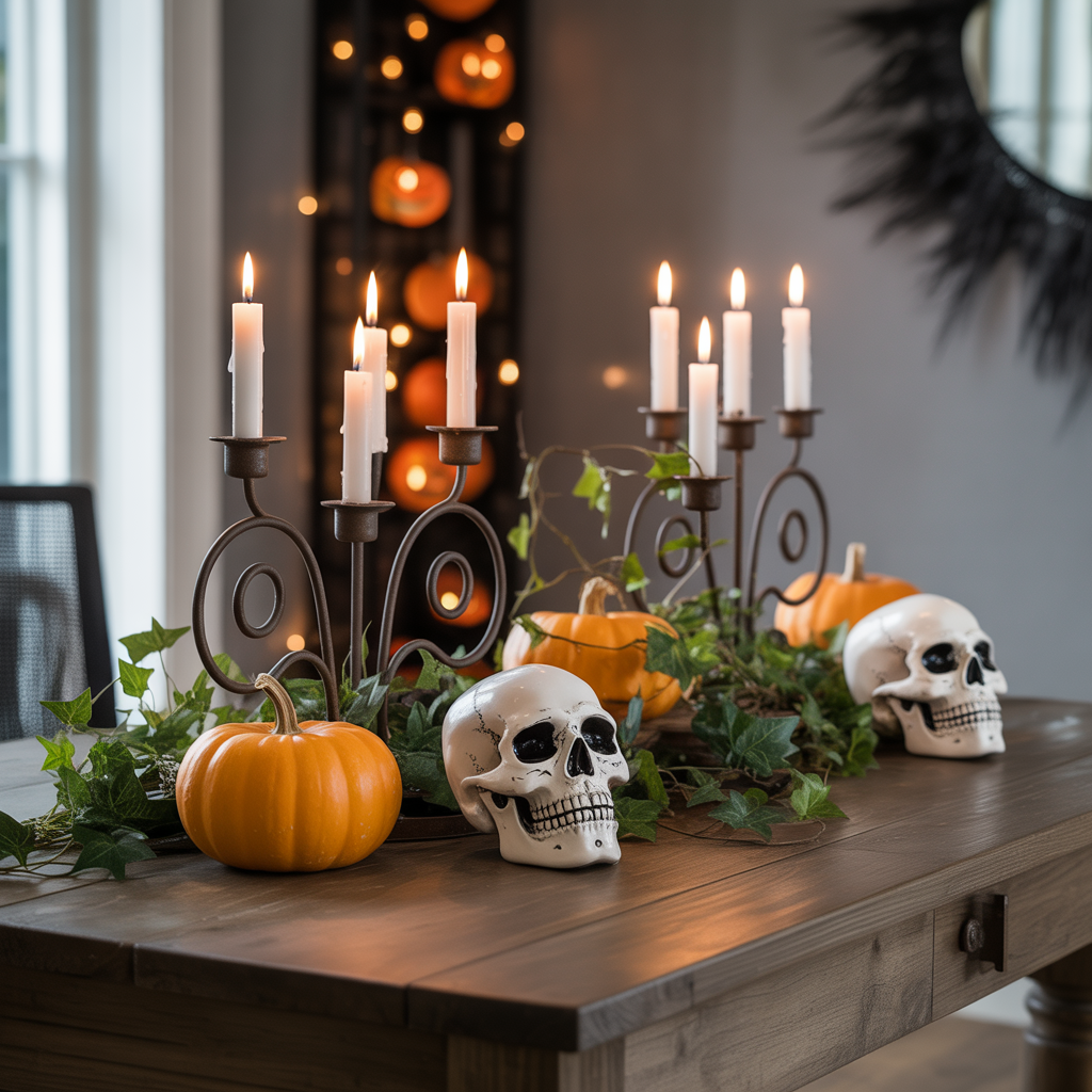 halloween tablescape