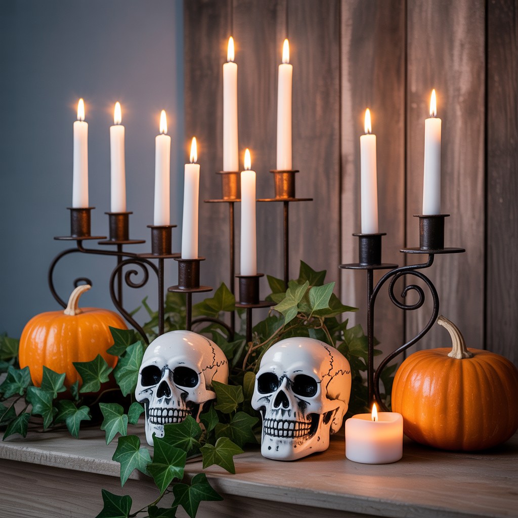 halloween tablescape
