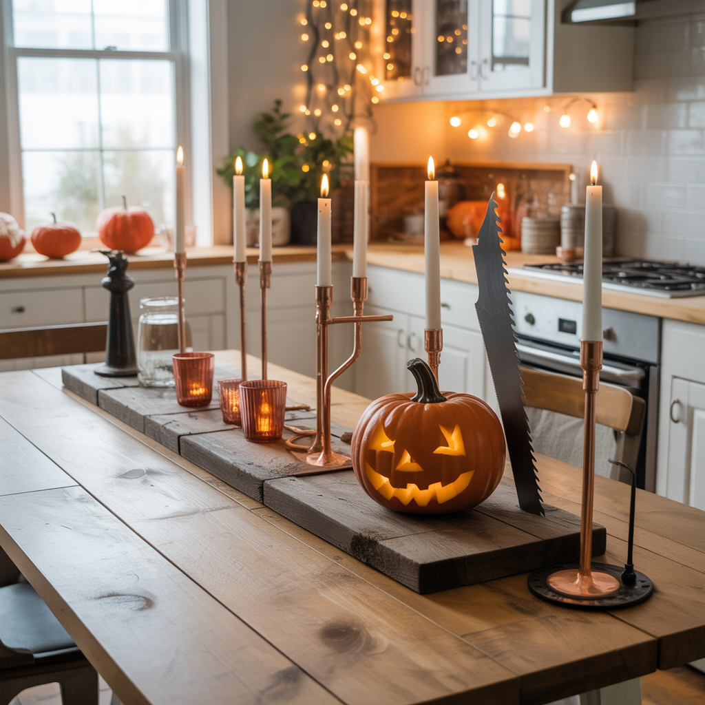 halloween tablescape