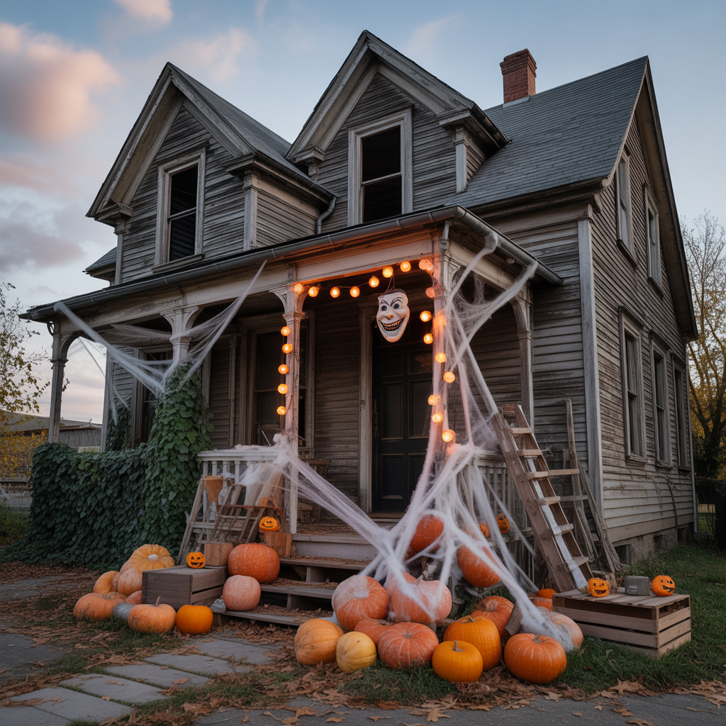 halloween yard displays