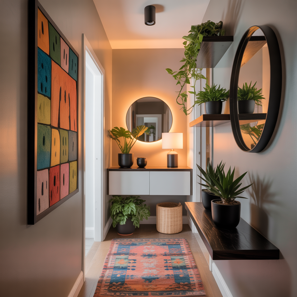 hallway decor for small spaces