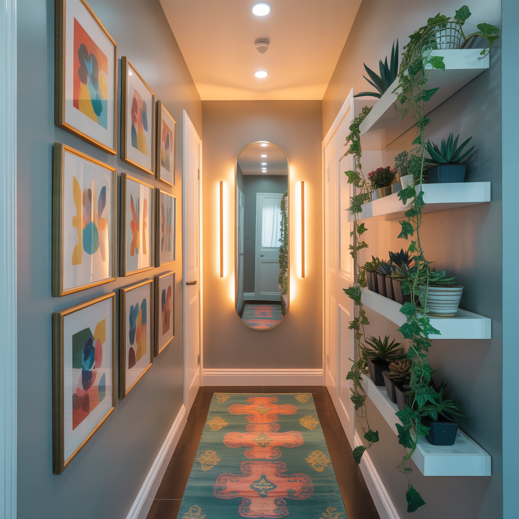 hallway decor for small spaces