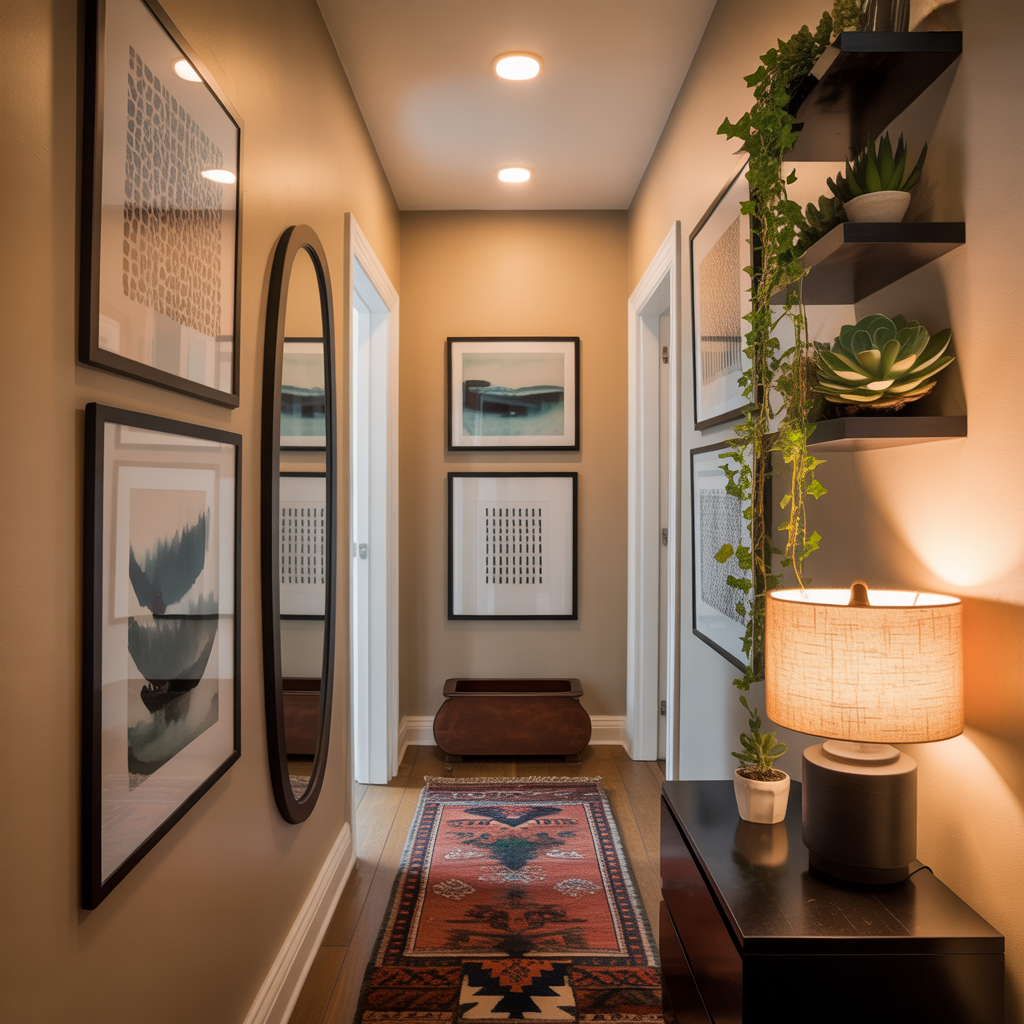 hallway decor for small spaces