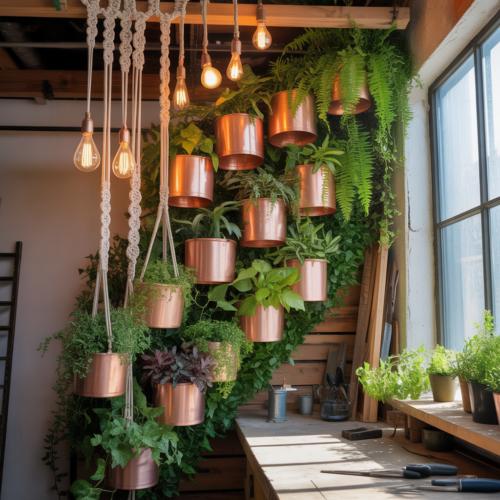 hanging plants from ceiling ideas