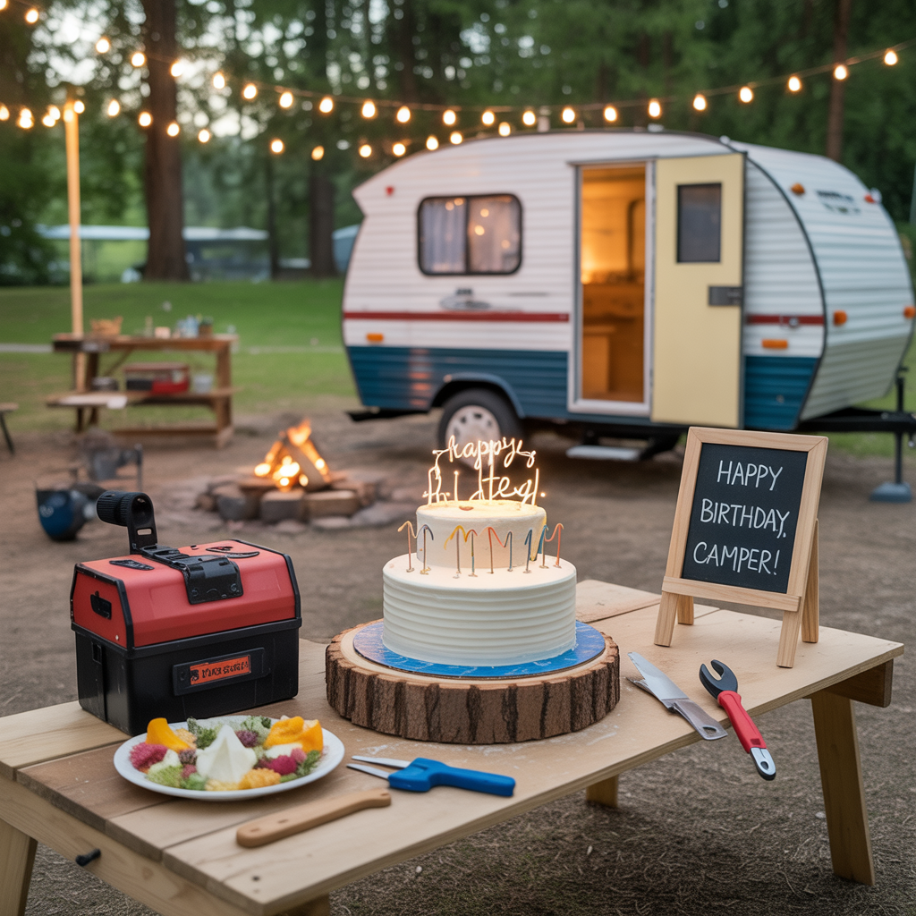 happy one camper birthday food
