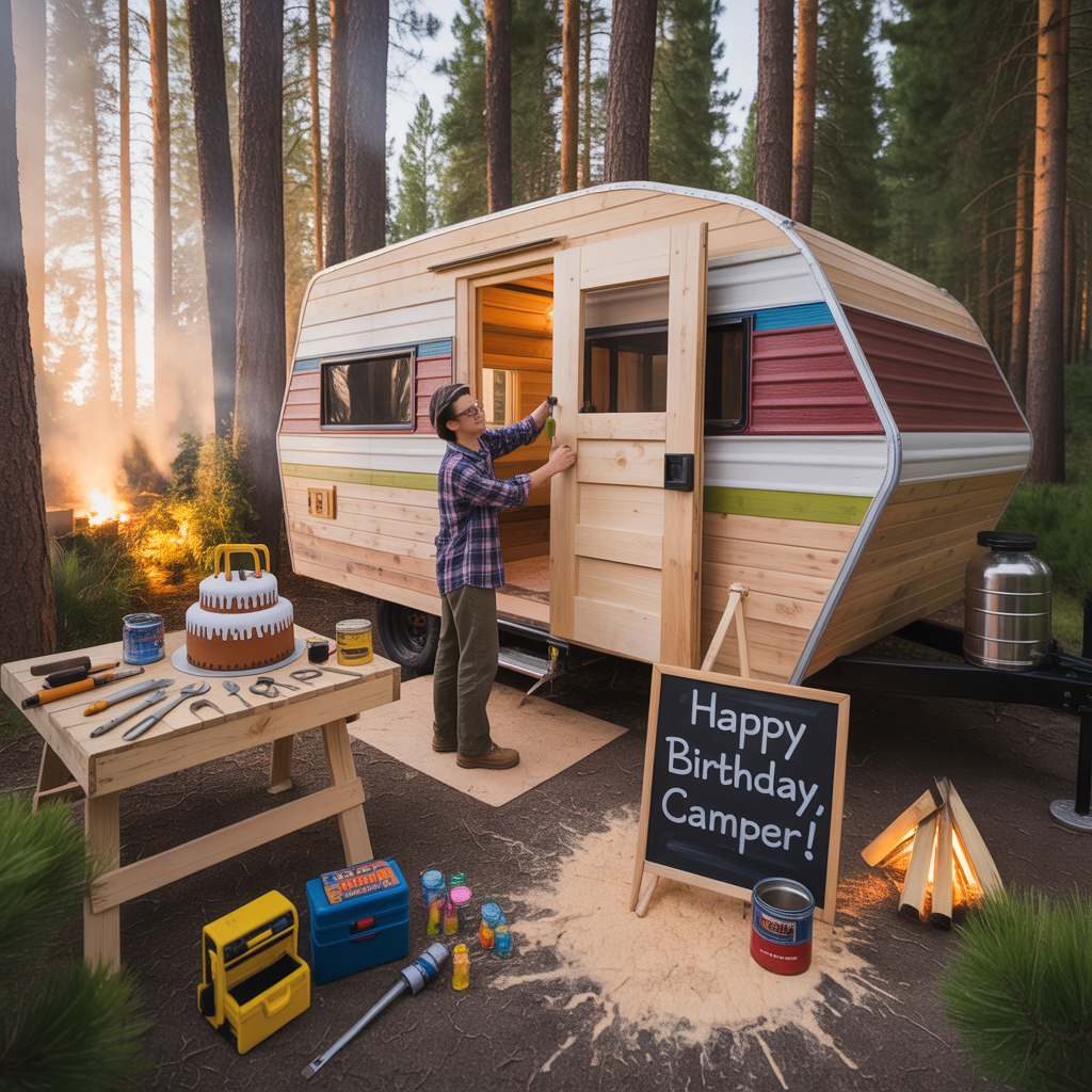 happy one camper birthday food