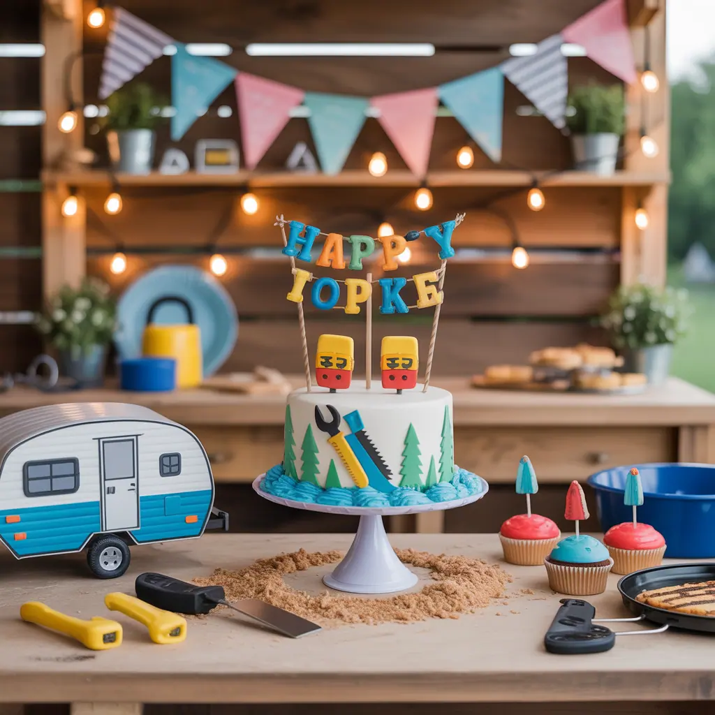 happy one camper birthday food