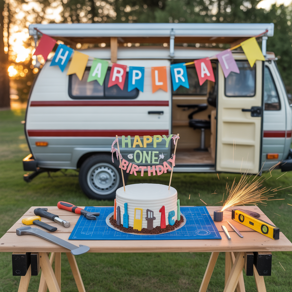 happy one camper birthday food