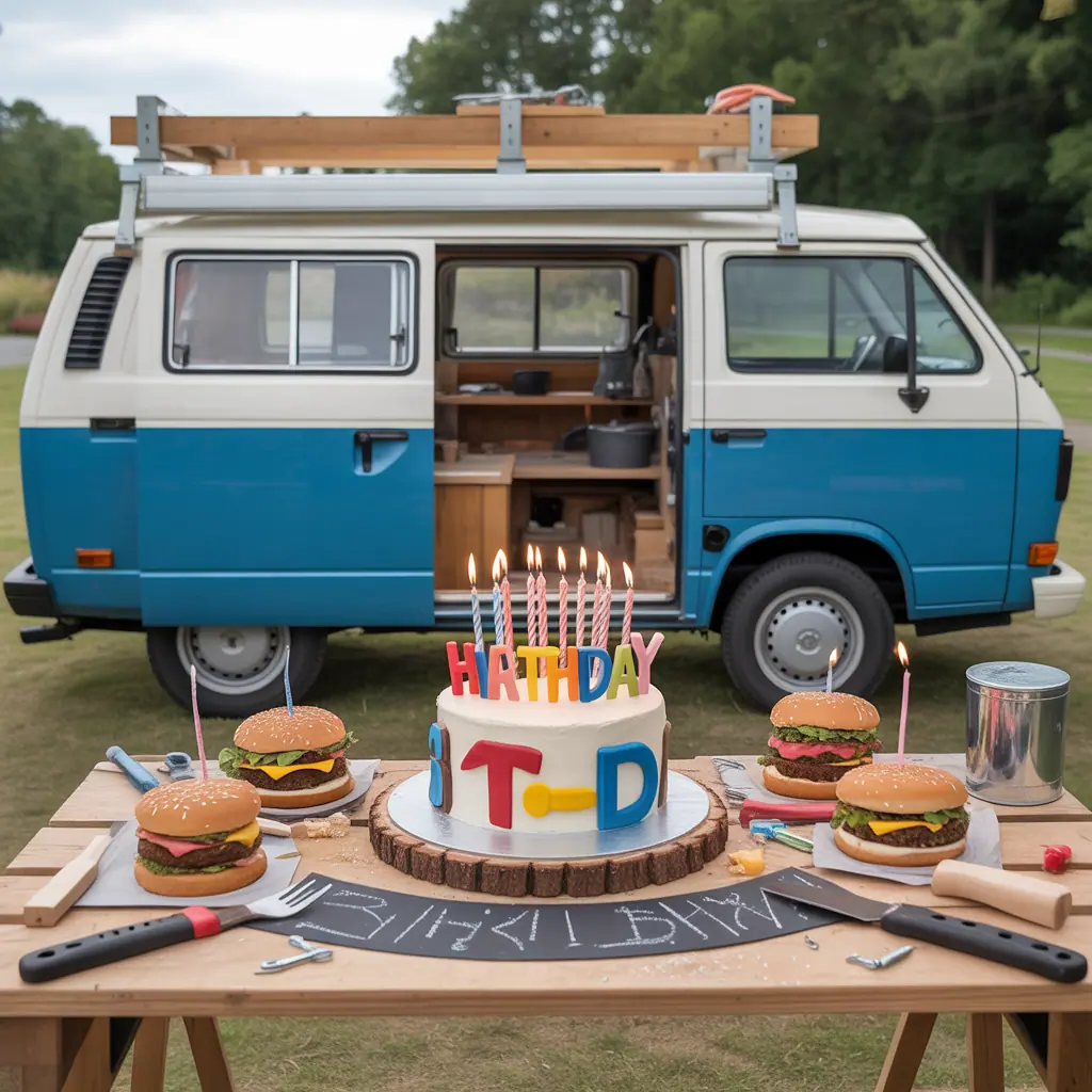 happy one camper birthday food