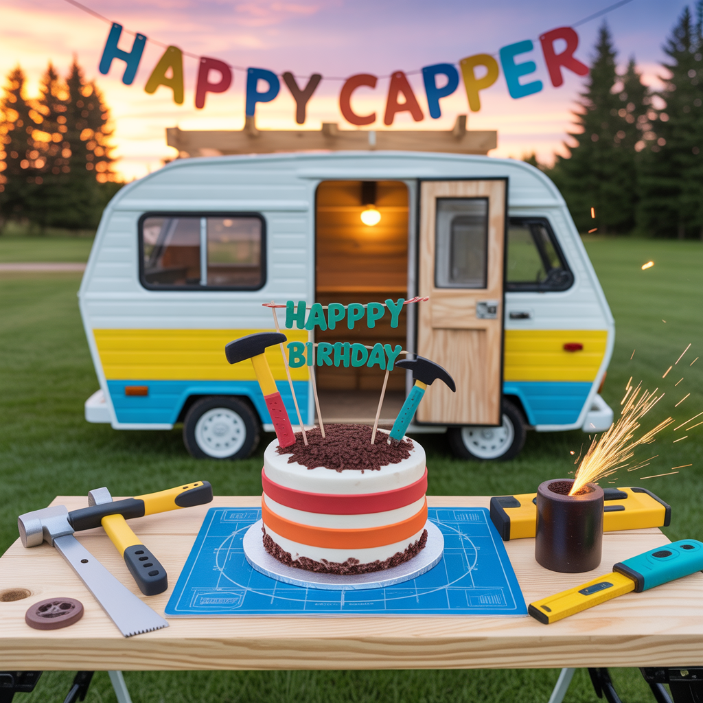 happy one camper birthday food