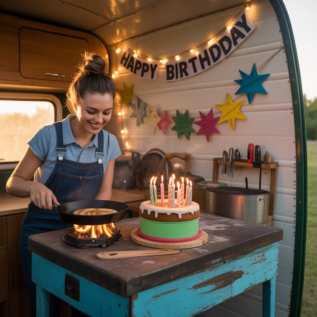 happy one camper birthday food