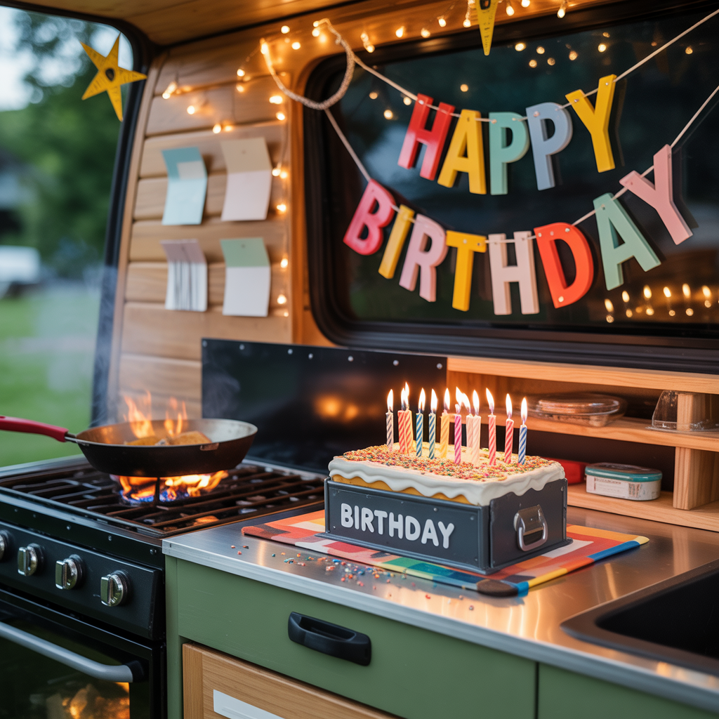 happy one camper birthday food