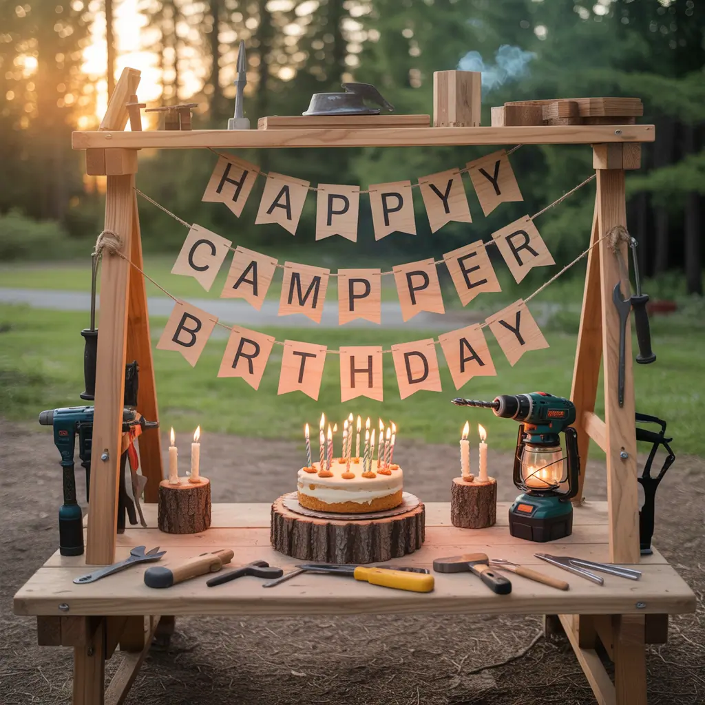 happy one camper birthday food