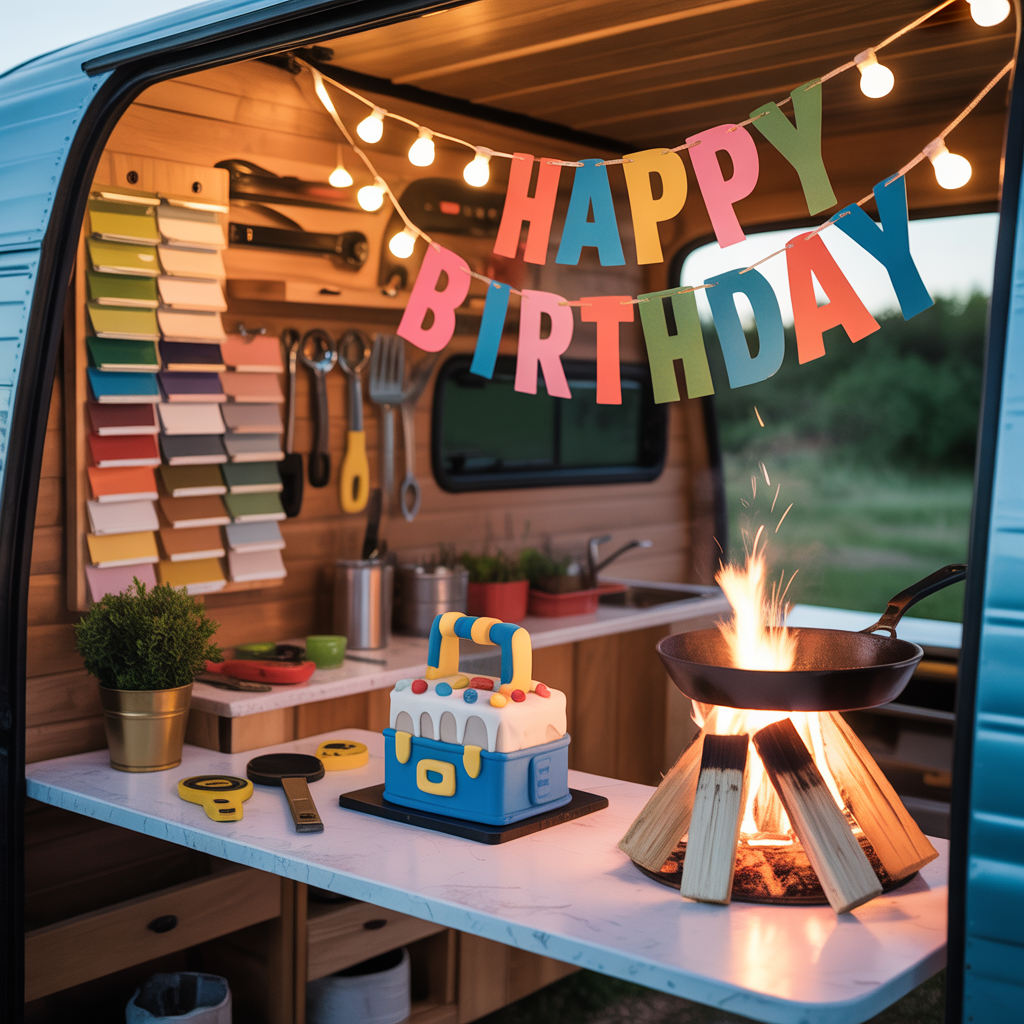 happy one camper birthday food