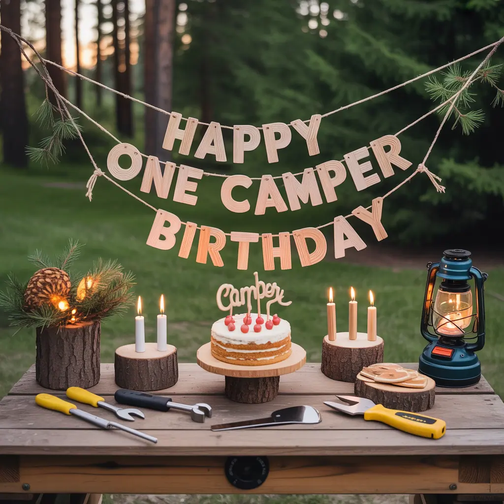 happy one camper birthday food