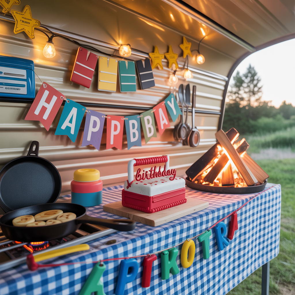 happy one camper birthday food
