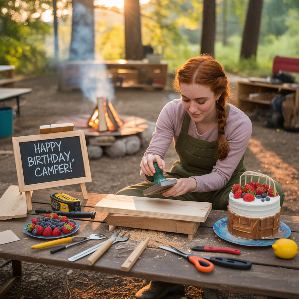 happy one camper birthday food