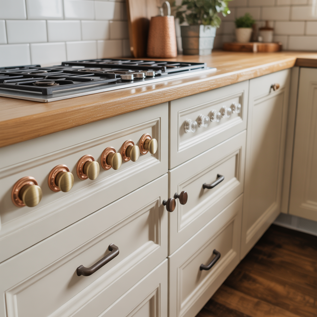 hardware ideas for white kitchen cabinets