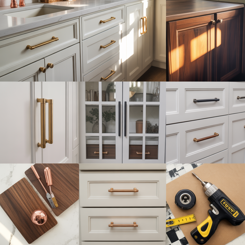 hardware ideas for white kitchen cabinets