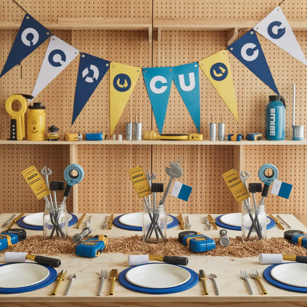 high school signing day tablescape ideas