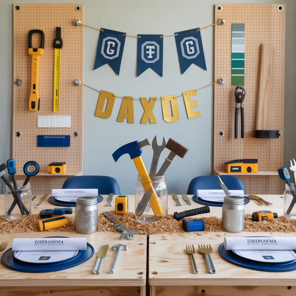 high school signing day tablescape ideas