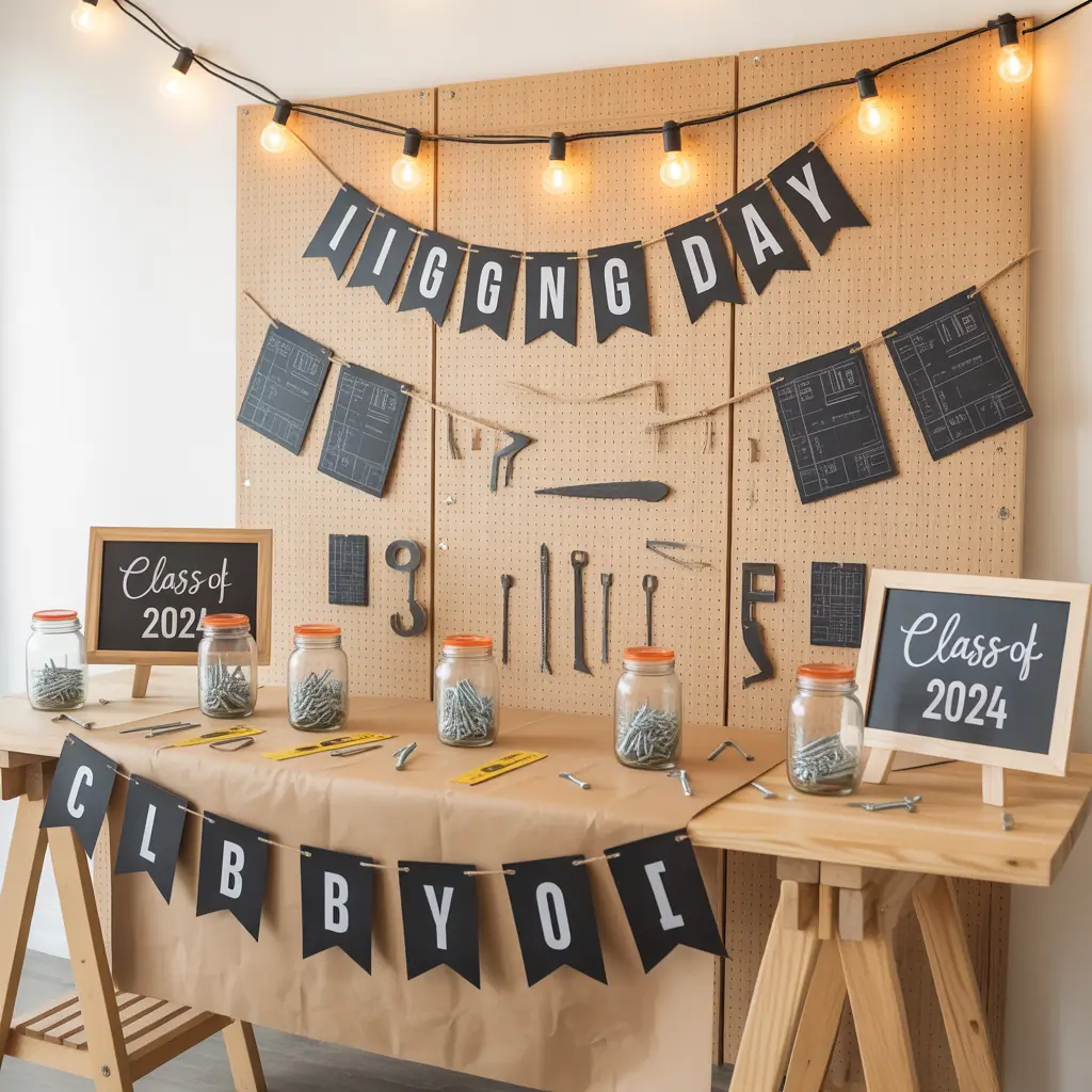 high school signing day tablescape ideas